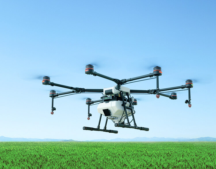 Dron de pulverización agrícola